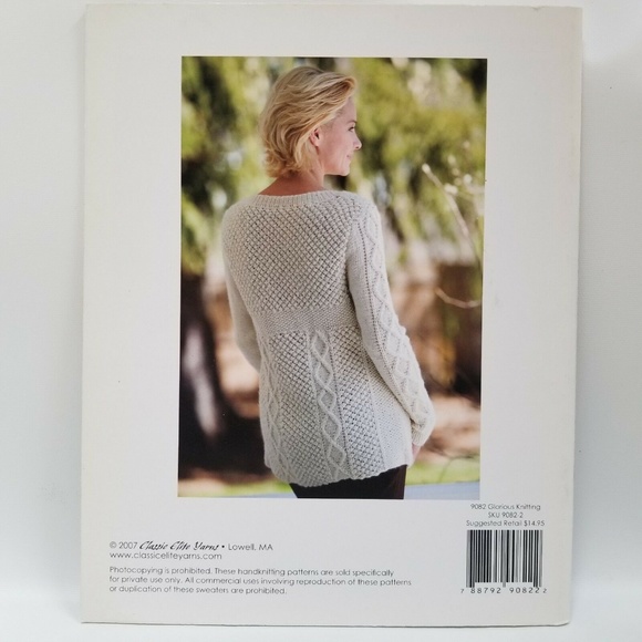 Glorious Knitting #908 Classic Elite Yarns 2007 - Picture 2 of 3